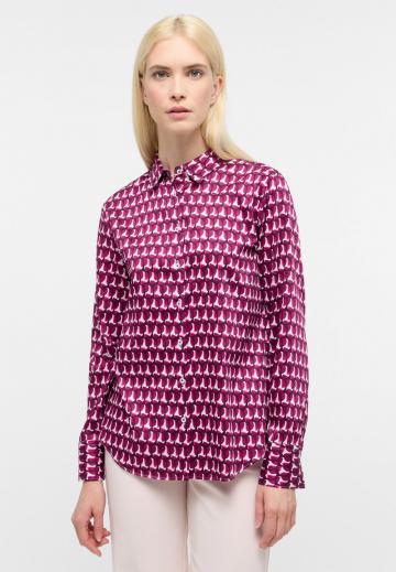 Атласная блузка