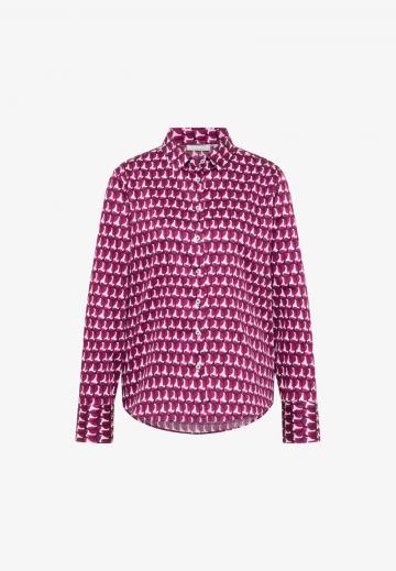 Атласная блузка