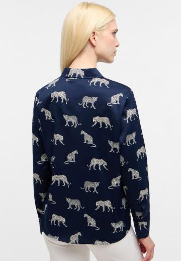 Атласная блузка