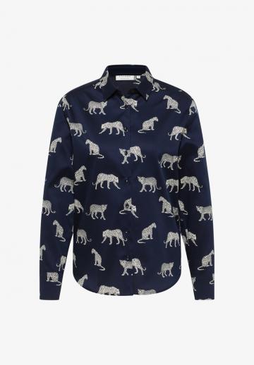 Атласная блузка