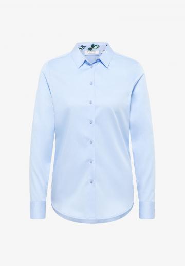 Атласная блузка