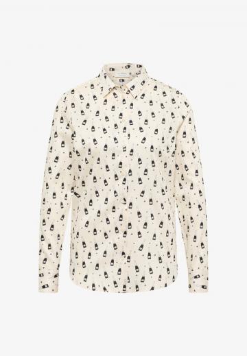 Атласная блузка