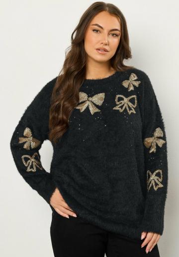 Длинный пуловер