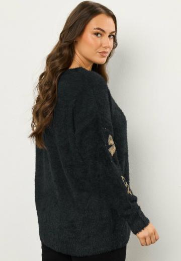 Длинный пуловер