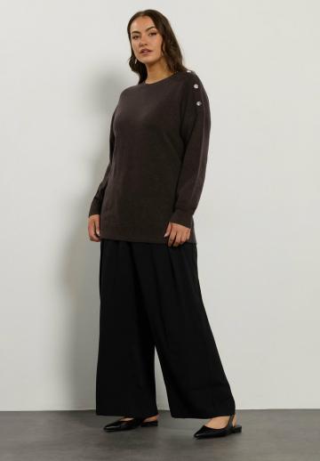 Длинный пуловер