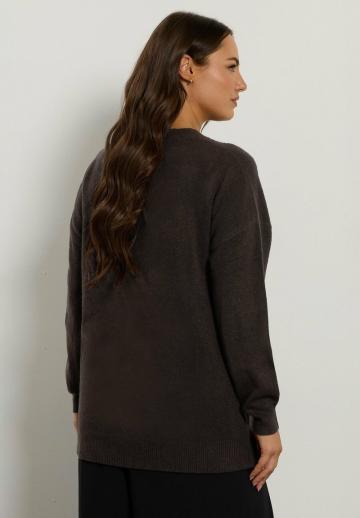 Длинный пуловер