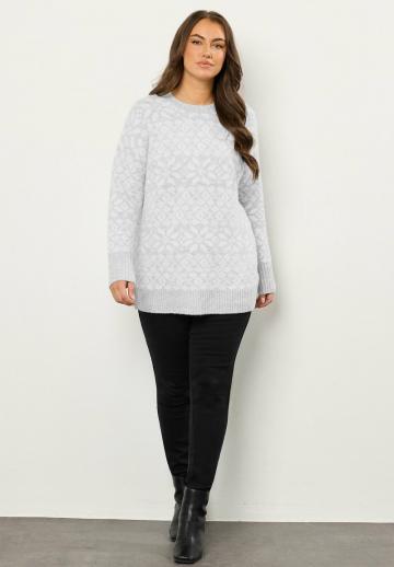 Длинный пуловер