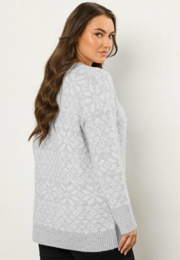 Длинный пуловер