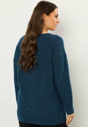 Длинный пуловер