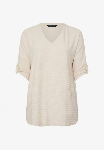 Пуловер с рукавом три четверти