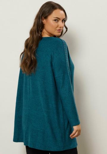 Длинный пуловер