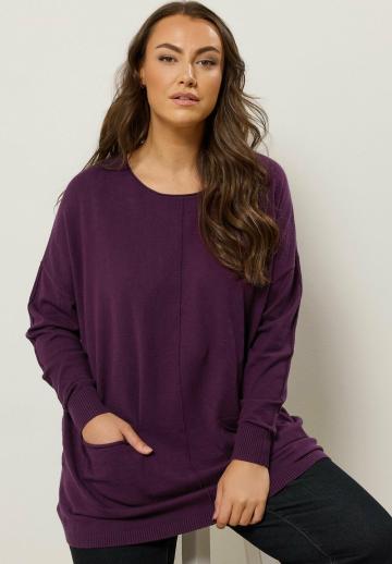 Длинный пуловер