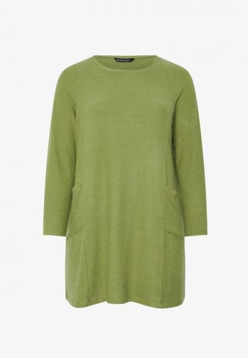 Длинный пуловер