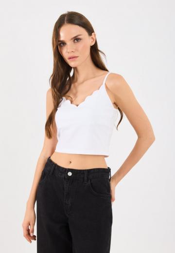 Топ на бретельках