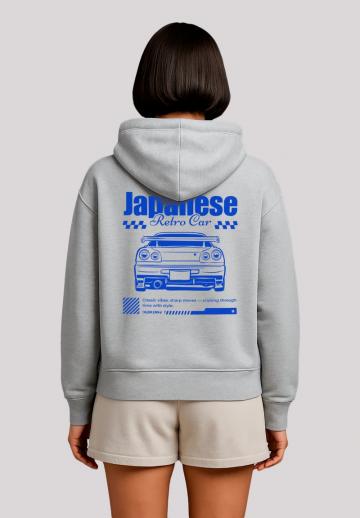 Пуловер с капюшоном