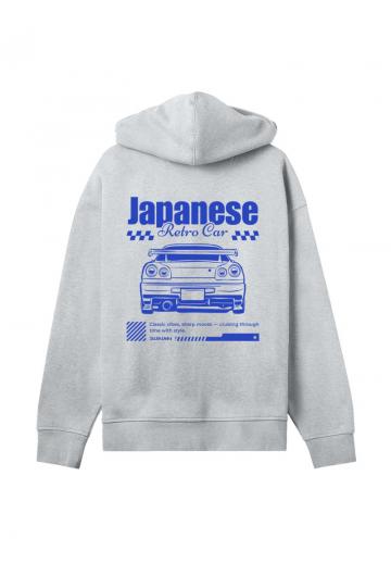 Пуловер с капюшоном