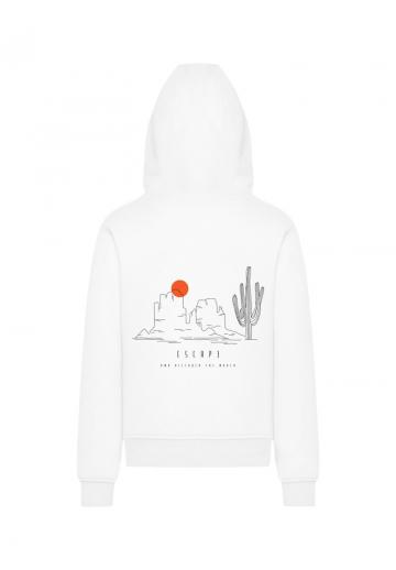 Пуловер с капюшоном