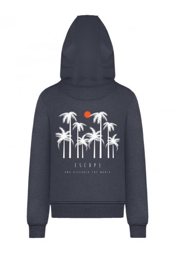 Пуловер с капюшоном