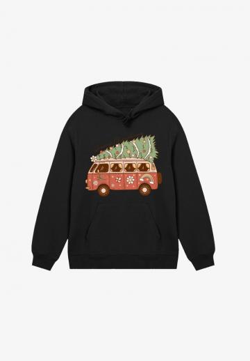 Пуловер с капюшоном