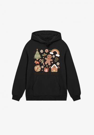 Пуловер с капюшоном