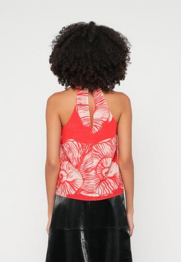 Блузка без рукавов