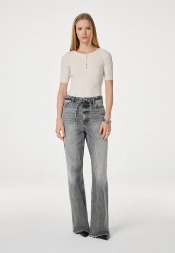 Пуловер с коротким рукавом