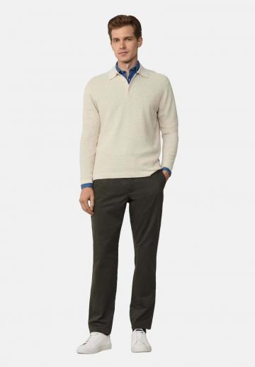 Поло с длинным рукавом