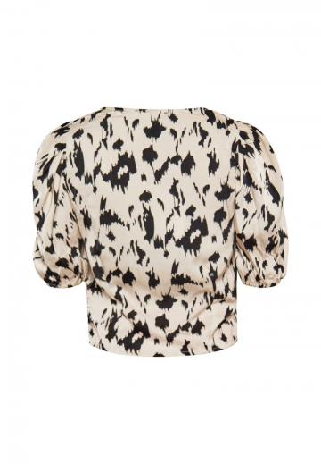 Атласная блузка