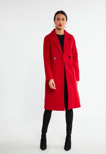 Шерстяное пальто
