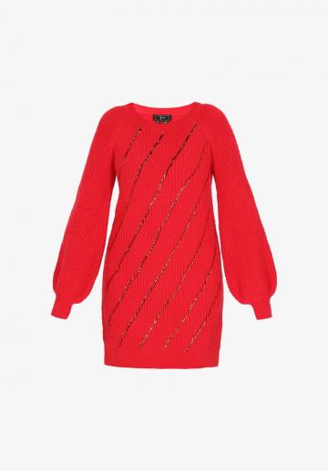 Вязаное платье