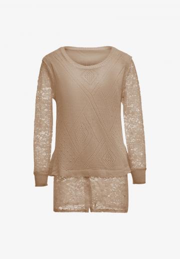 Вязаное платье