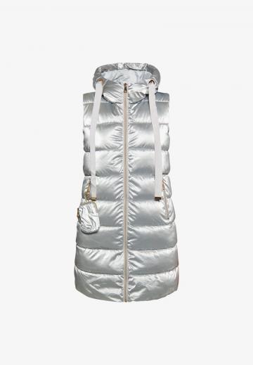 Длинный жилет