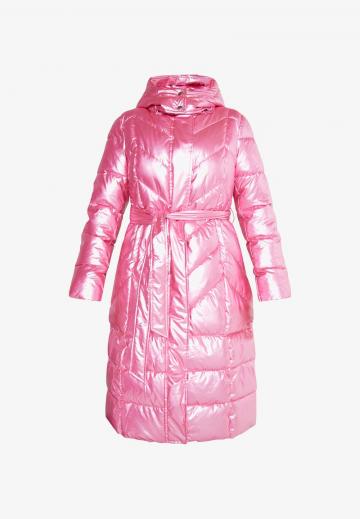 Пальто из искусственной кожи