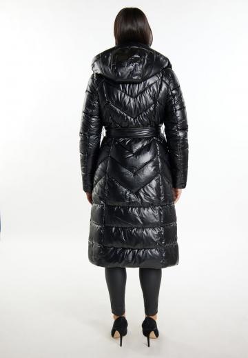 Пальто из искусственной кожи