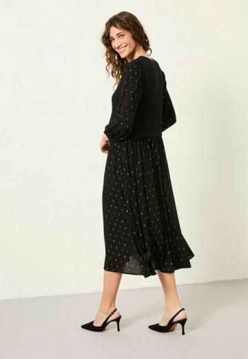 Вязаное платье