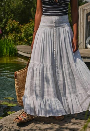 Юбка с воланами