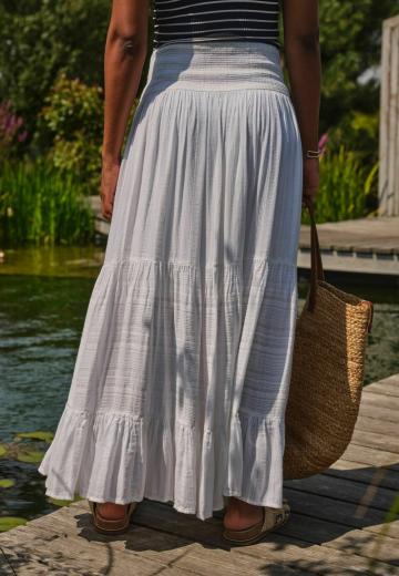 Юбка с воланами