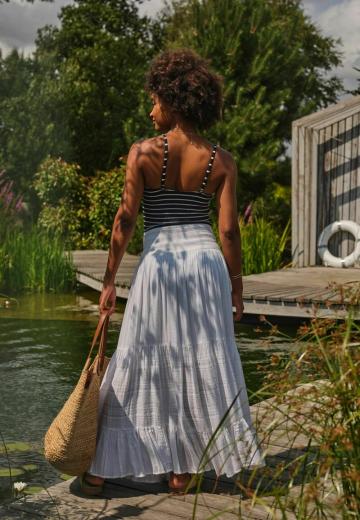 Юбка с воланами