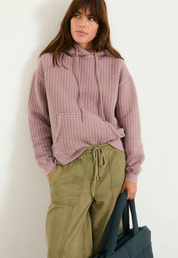 Пуловер с капюшоном