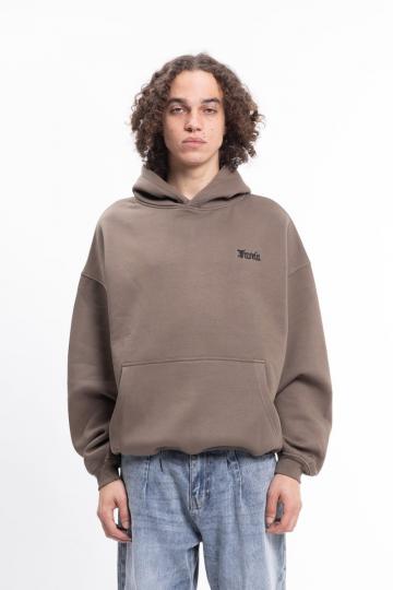 Пуловер с капюшоном