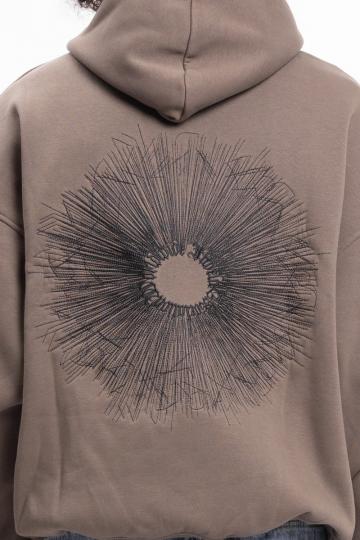 Пуловер с капюшоном