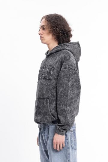 Пуловер с капюшоном