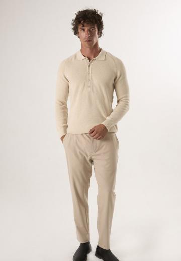 Поло с длинным рукавом