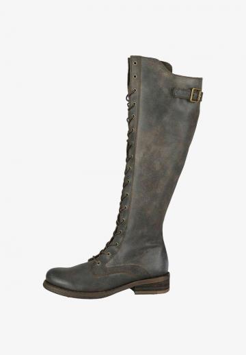 Сапоги на шнуровке