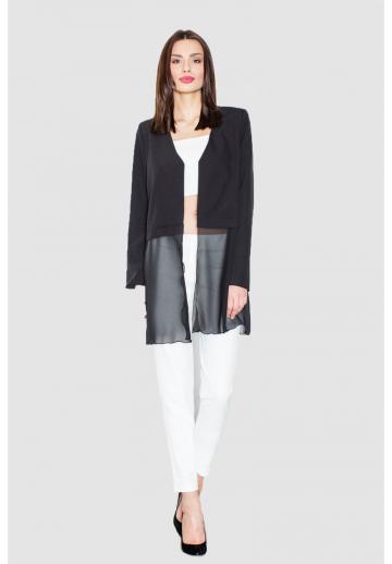 Длинный жилет