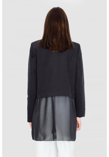 Длинный жилет