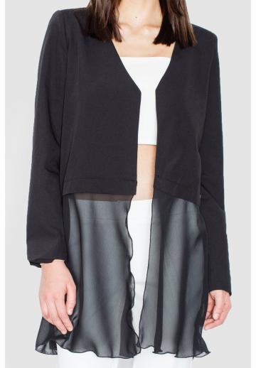 Длинный жилет