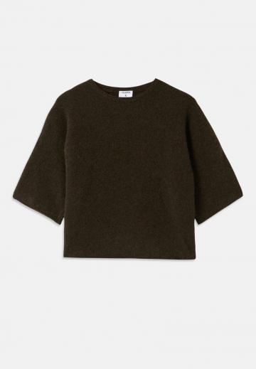 Пуловер с коротким рукавом