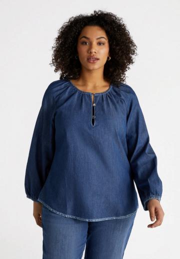 Джинсовая блузка
