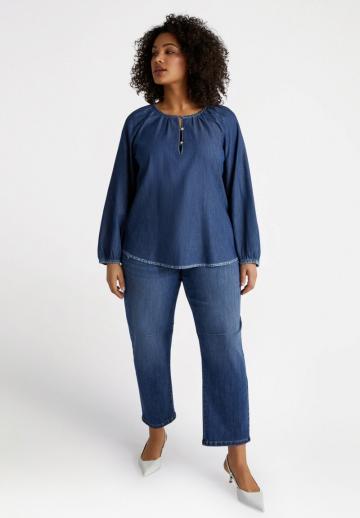 Джинсовая блузка